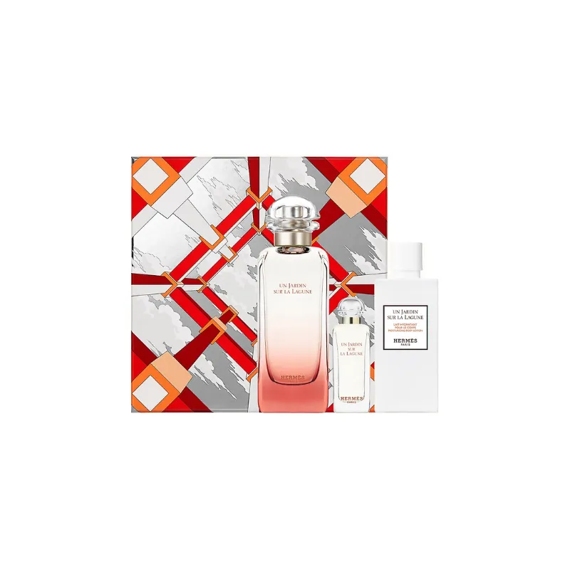 Hermes Un Jardins Sur la Lagune Eau de Toilette Set for Women